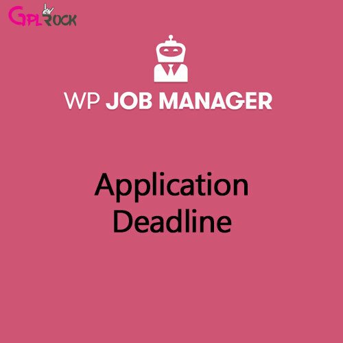 WP Job Manager Application Deadline Addon