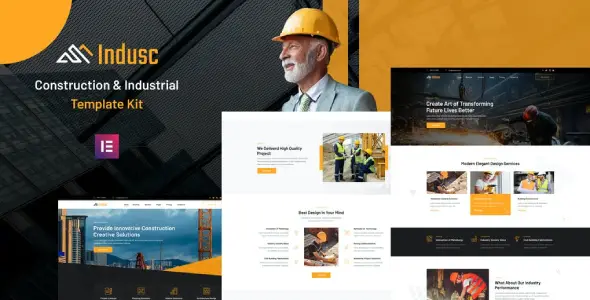 Indusc – Construction & Industrial Elementor Template Kit
